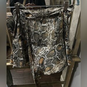 Zara leopard skort